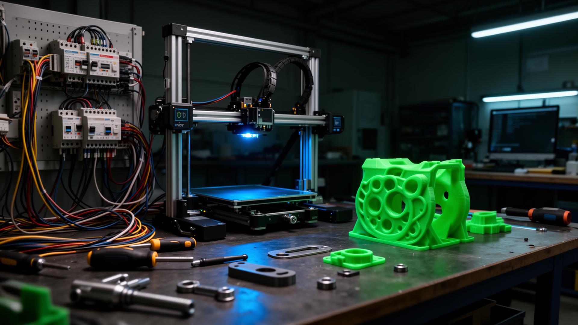 Atelier moderne mêlant électricité et impression 3D — Didot Concept Nancy